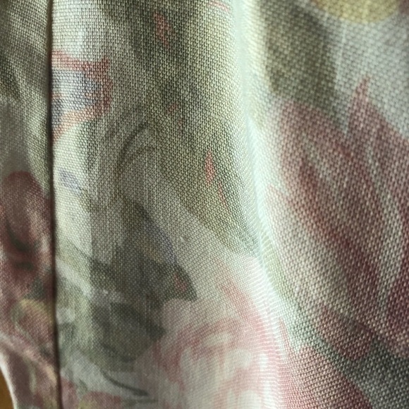 Jones New York Sport Floral Linen Skirt Sz 6P - Picture 6 of 8